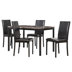 Brown/Black Table with Dark Brown/Black chair