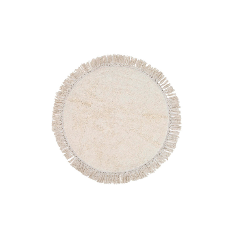 Tapis de bain Lipps, Écru
