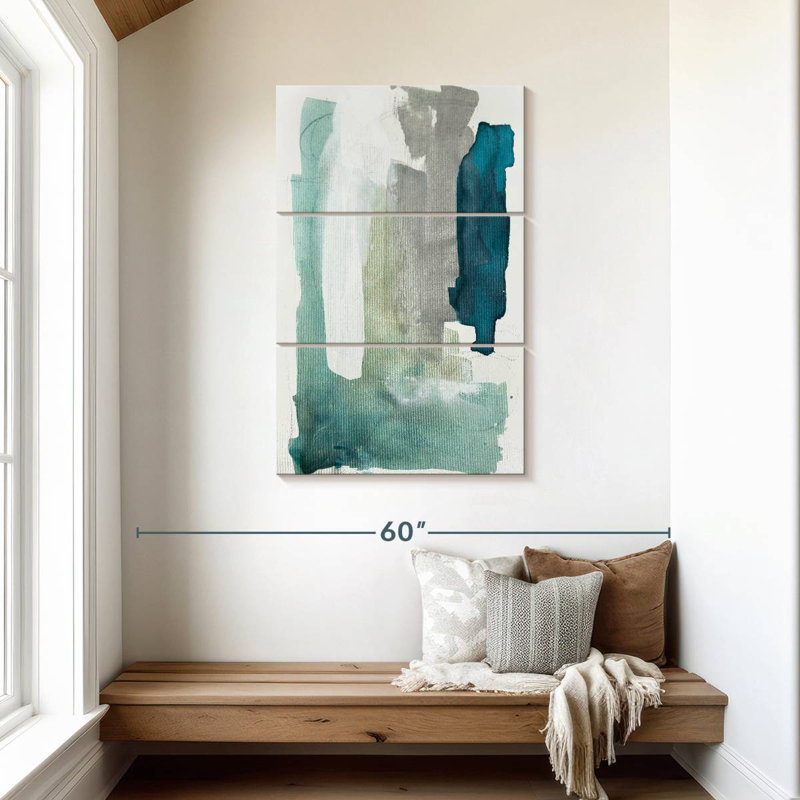 Avery Turquoise Seaglass I, 45" H x 28" W