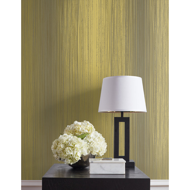 Aurya 10.05m x 53cm Textured Metallic Finish Wallpaper Roll, Gold