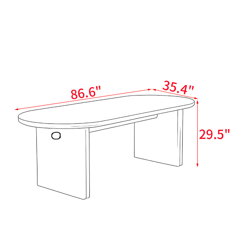 Galston, 29.5"H x 86.6"L x 35.4"W
