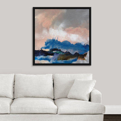 « blue etude i », peinture sur toile