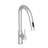 Modern Kitchen Faucet - 18.32" Pull-Down In Brushed Nickel Tap For