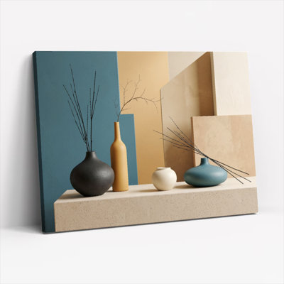 «Gallery Wrap», art mural sur toile pour le salon, la chambre à coucher, le bureau ou le vestibule - décoration murale décorative avec art minimaliste