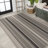 Clarina Modern Double Stripe Black/Beige Indoor/Outdoor Rug-69807515