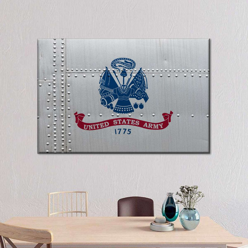 " United States Army ", 26" H x 39" W x 1.25" D