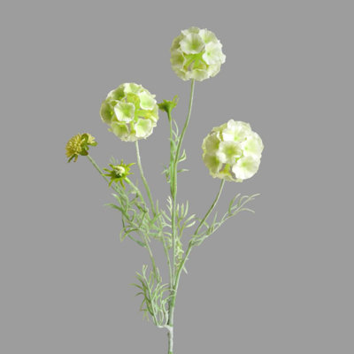5 Pcs Faux Kiku Flower Artificial Pom Pom Mums Fake Small Chrysanthemum Ball Silk Flowers Floral Picks Kiku Stems for Vase Table Centerpieces Wedding DIY Bouquet Decor