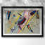 Diverses parties (Wassily Kandinsky) - Reproduction encadrée avec passe-partout et verre - 1940-1809460239-1809460259-1809460277