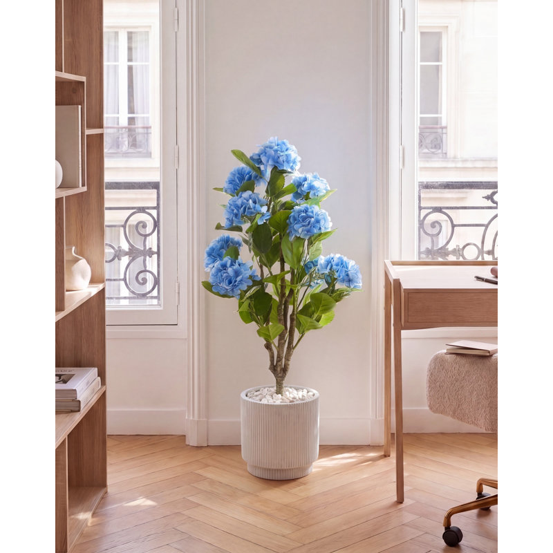 Artificial Plant Irmlind 90 cm Blue