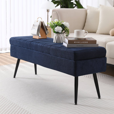 Banc de rangement rembourré Vondale