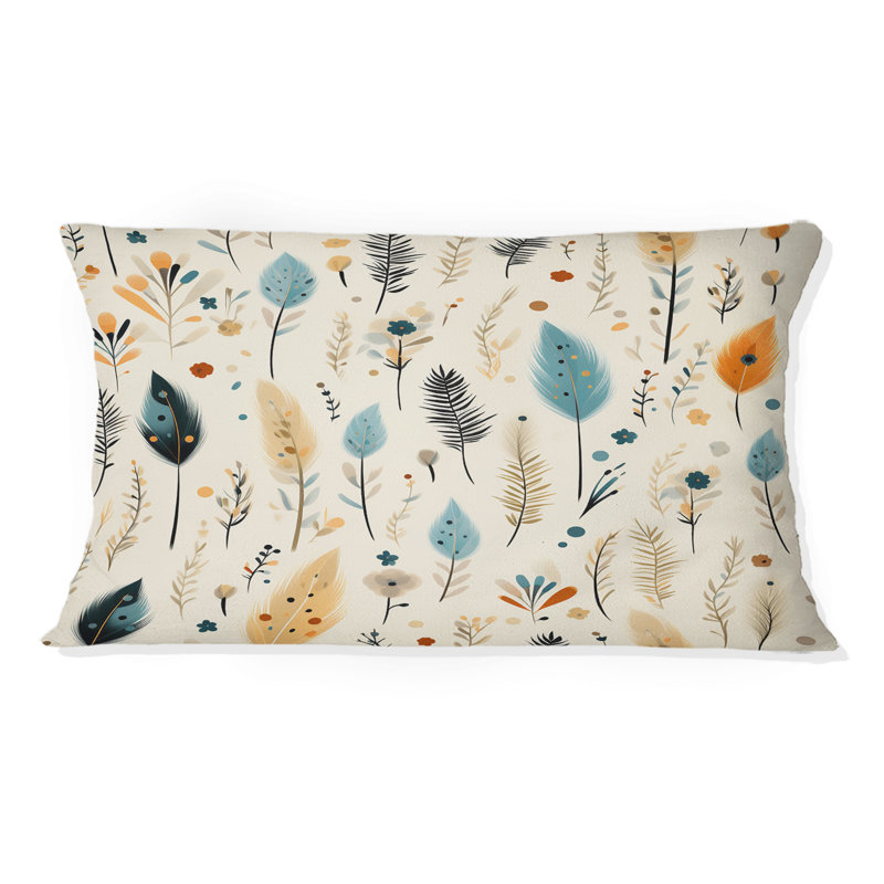 Coussin décoratif à imprimé boho