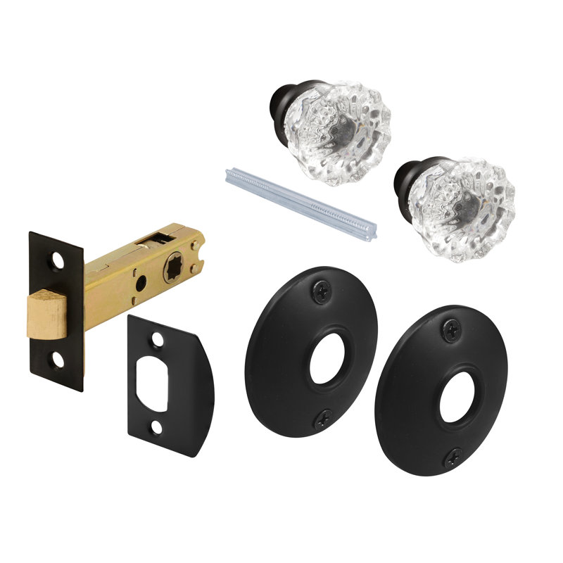 Aucun bouton rond, Noir mat
