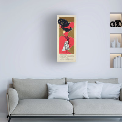 Reproduction d'une école tchèque, Zlata Praha, journal hebdomadaire illustré, art sur toile Prague