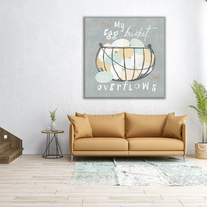 Fresh Eggs III - reproduction d'art sur toile, H 40 po x l 40 po