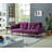 Silvester 75" Velvet Square Arm Sofa Bed Sleeper Love Seat-401219486