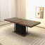 Table de salle à manger extensible rétro Vintage Wood Grain-600375069