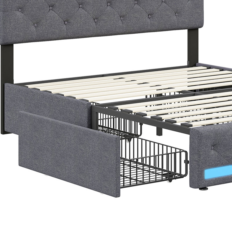 Storage Bed, European Double (140 x 200 cm)