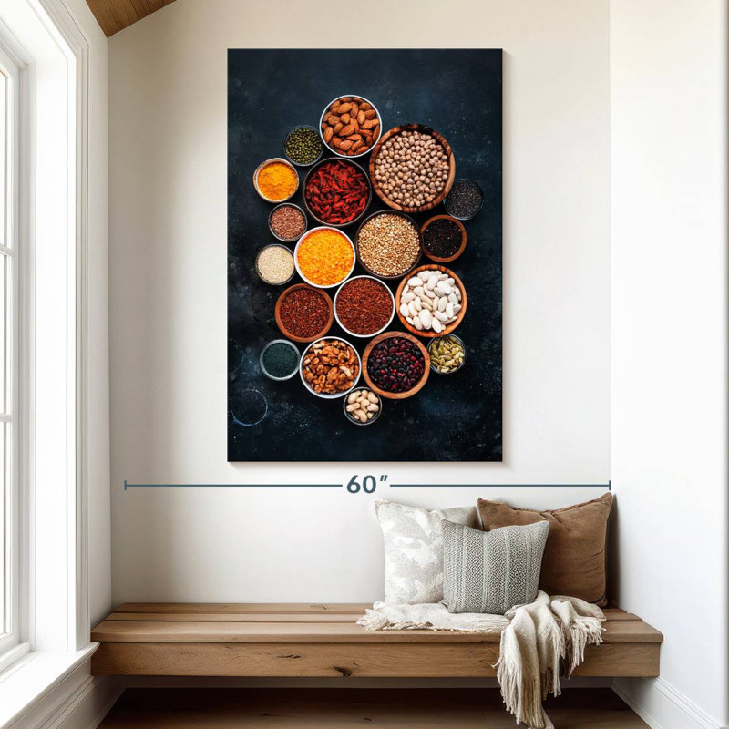 Yarlin Various Superfoods, 51" H x 34" W