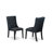14-piece Dining Table Set a Rectangular Dining Table with a coffee Table and 12 Black Linen Fabric kitchen Chair, Wire Brushed Black-762150134-742024761-742024767