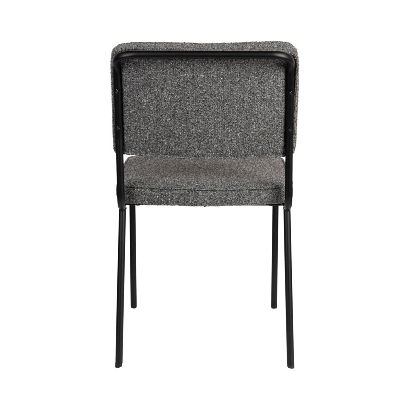 Buddy Upholstered Dining Chair, Black