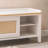 White Solid Wood Bench