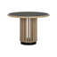 Perret Round Glass Dining Table