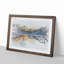 Sunlight over Lake Mcdonald in Abstract - Framed Print-55727556-55727557