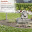 Statue de jardin grenouille 24 "avec libellule H