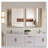 Metal Framed Square Bathrrom Mirror for Wall-1742907047
