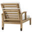Marina Teak Chaise Lounge with Cushion-1059874824