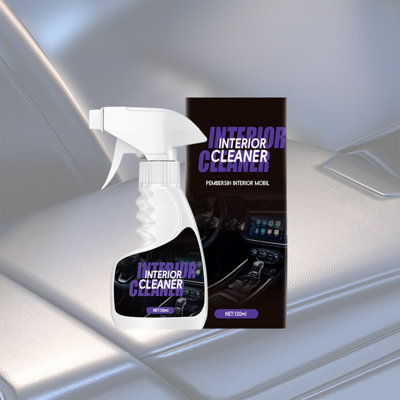 Automotive interior cleaning agent 120ml Car Interior Deep Cleaning Spray    For Fabric Seats Carpets And Plastic  Stain  Odor Remover