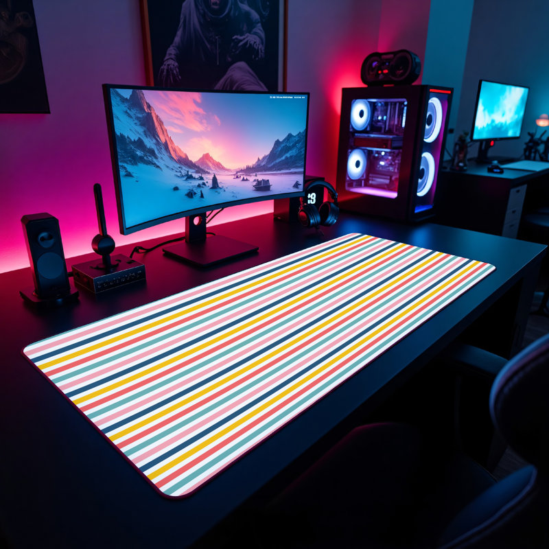 Polyester Desk Pad, 31.5x15.5