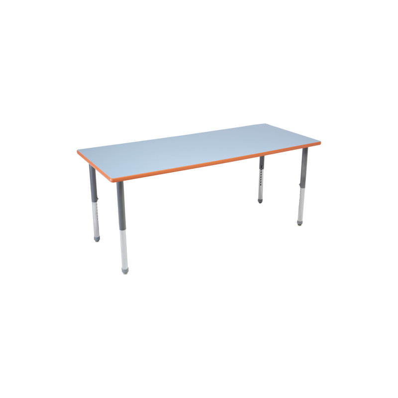 Collaborative Learning Table With Deluxe Legs- Rectangle, 29" H x 60" W x 24" D, Particle Board
