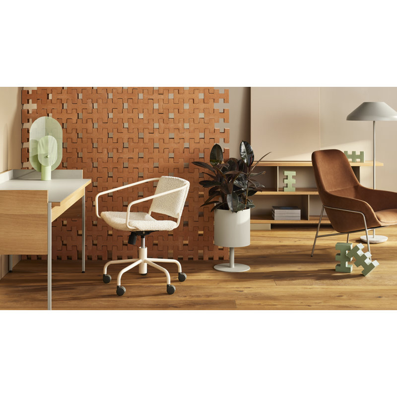 Lampe sur pied Beau, Mastic, Mastic / marbre de Carrare blanc