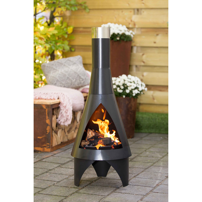 RedFire Fireplace "Kingston" Medium Steel