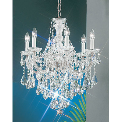 Falson 6 - Light Candle Style Classic / Traditional Chandelier -  Rosdorf Park, 5CA6BC13994D42758F26E0C048572B25