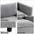 73” Wide Upholstered Sofa  for Living Room Large Chenille Sofa with 2 Thick Pillows-831911475