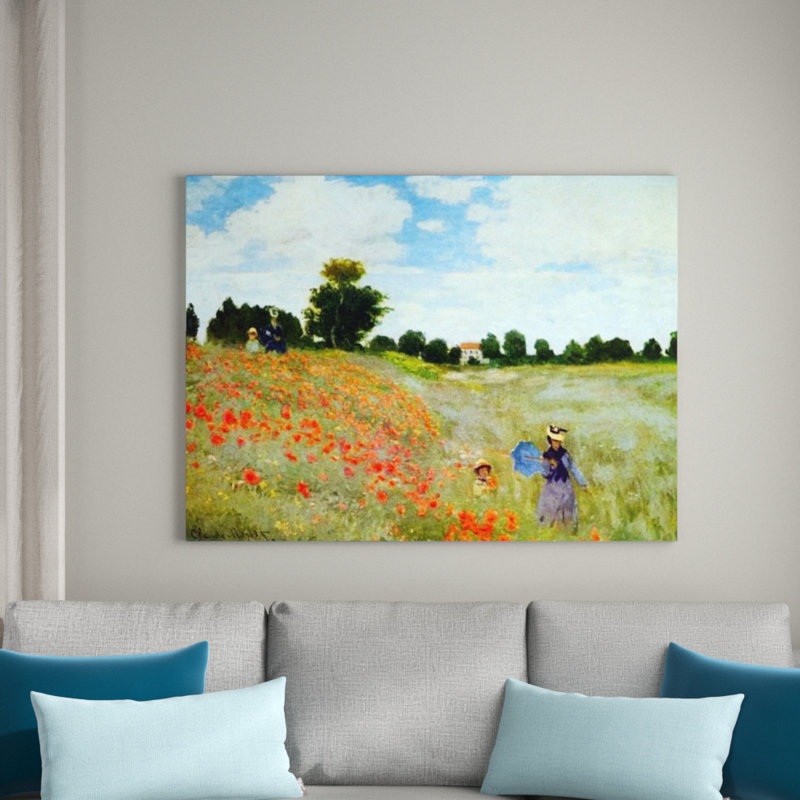 Claude Monet - Wrapped Canvas Painting, 60cm H x 80cm W x 1.8cm D