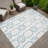 Machine Washable Indoor/Outdoor Chantille ACN2344 Geometric Rug-376640986