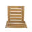 Ilars Outdoor Acacia 7-Piece Dining Set