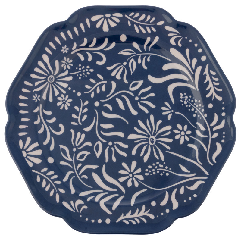ASSIETTES EN MÉLAMINE S / 4 Mykonos (F24)