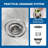 Stainless Steel Utility Sink, Freestanding Single Bowl Commercial Sink with Cold and Hot Water Pipes for Laundry Room Kitchen and Bathroom Farmhouse
