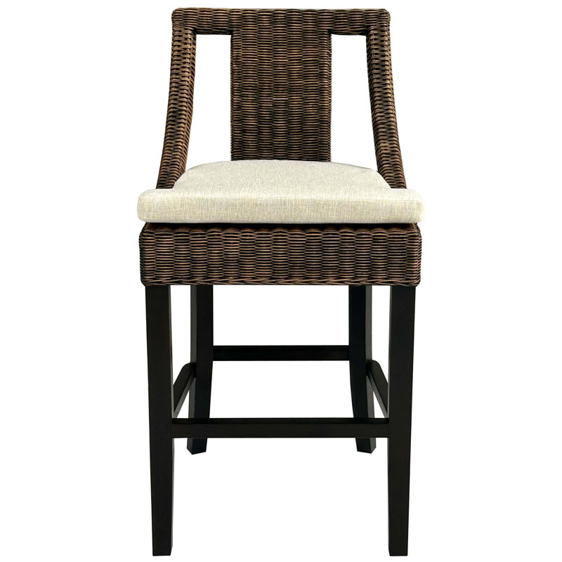 Saona Barstool Kubu Antique Brown, Bar Stool (29.5" Seat Height)