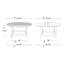 Table basse ronde en polyester Adirondack de 38 po Laguna-107330431