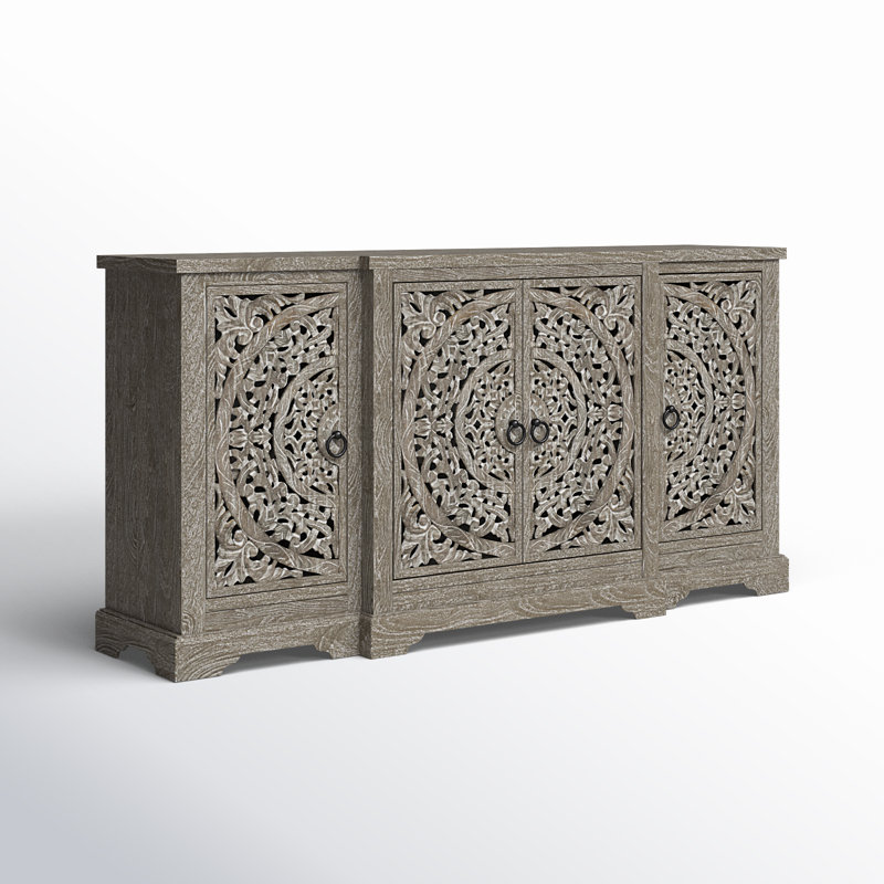 Clairabelle 72'' W Solid Wood Sideboard