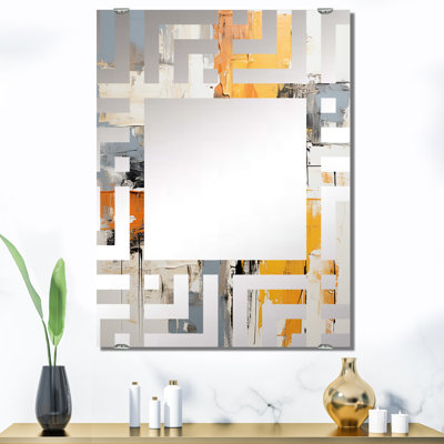 Miroir mural Sleiman - Collages abstraits décoratifs MIR131606