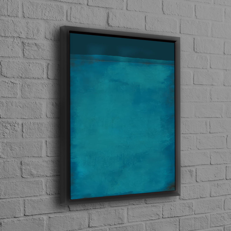 Minimalist Mark Rothko Inspired 3D Canvas Poster Perfect as a Modern Wall Hanging or Personalized Gift, 40cm H x 60 cm W