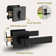 Mega Handles ROBELL Reversible Entry Door Lever and Single Cylinder Deadbolt Lock Combo Pack | Modern Keyed Lever | Keyed Alike Pack of 3