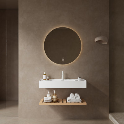 Coehn Wall-Mounted Floating Bathroom Vanity with Vessel Sink