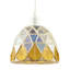 Dome Shaped Pendant Ceiling Light Shade With Structured Mosaic Glass By 